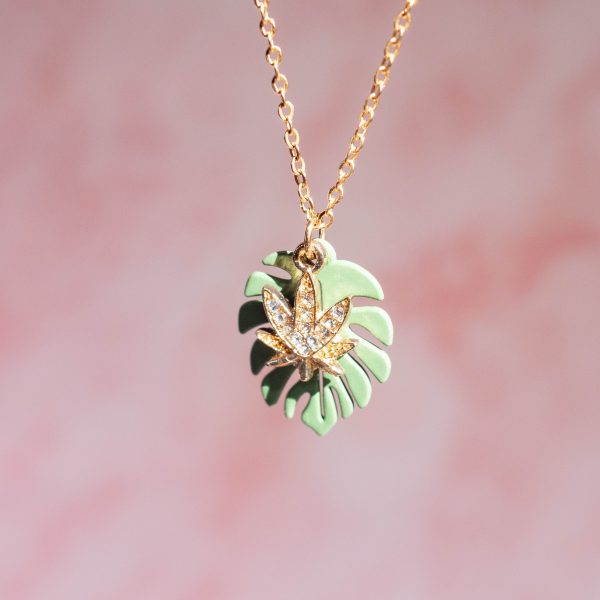 Green Leaf Necklace